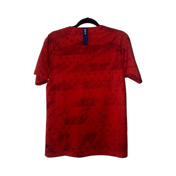 Soccer Jersey NIKE US USA National Team 2019 Red Stadium S/S Away Size Small - Picture 2 of 6